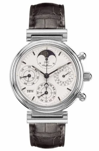 IWC Da Vinci Perpetual White Gold / White / French IW3750-09 (IW375009)